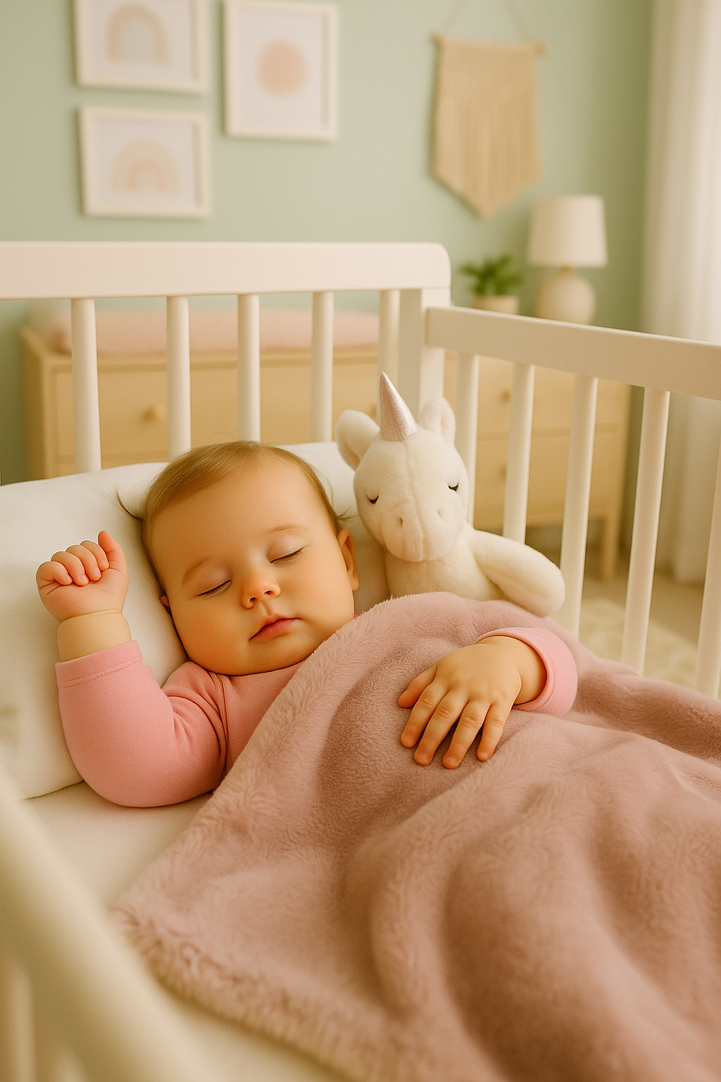 Boho Blush Baby Blanket